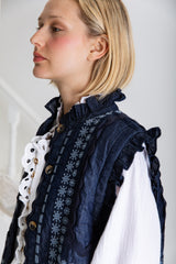 Gwen Gillet in Dark Denim