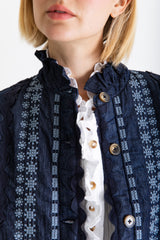 Gwen Gillet in Dark Denim