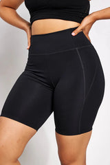 Compressive Bike Shorts in Black