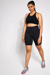Compressive Bike Shorts in Black