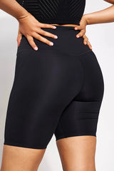 Compressive Bike Shorts in Black