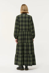 Checker Dress in Green