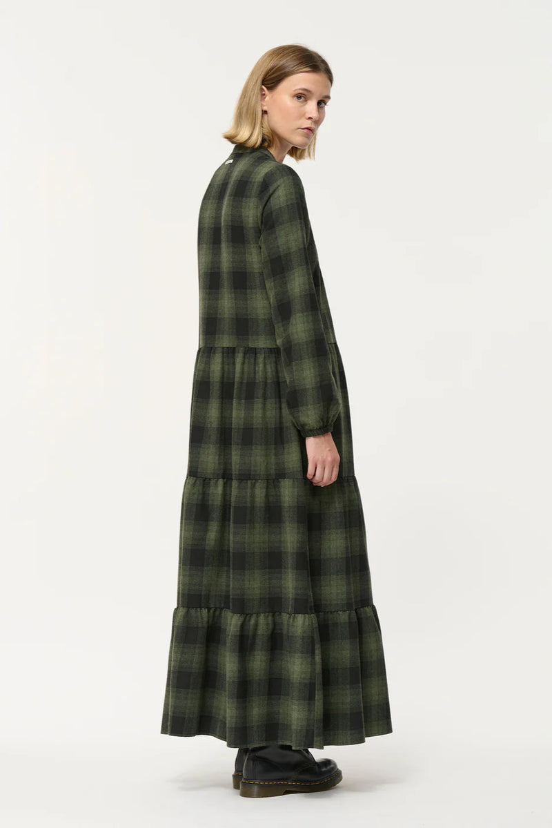 Checker Dress in Green