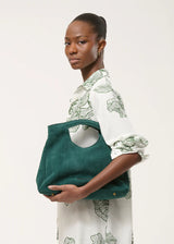 Suede Bag in Green