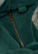 Suede Bag in Green