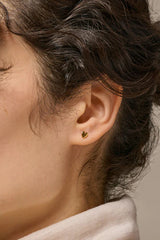 Heart Studs in Gold