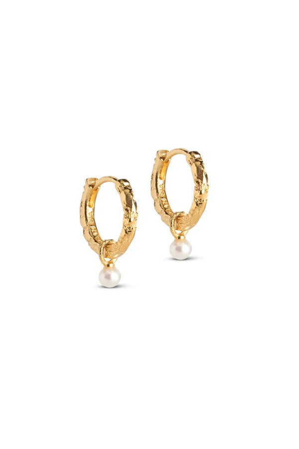 Belle Pearl Hoops