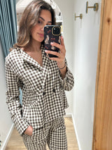 Check Shirt in Brown