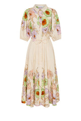 Venice Shirt Dress in Cream