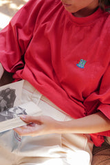 Monster Mug Embroidered T‑shirt