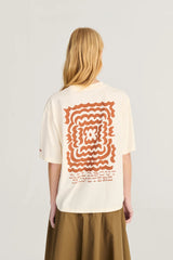 Dark Flower Print T‑shirt