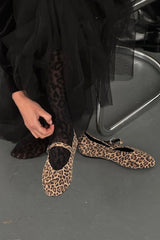 Leopard Ballerina Flats