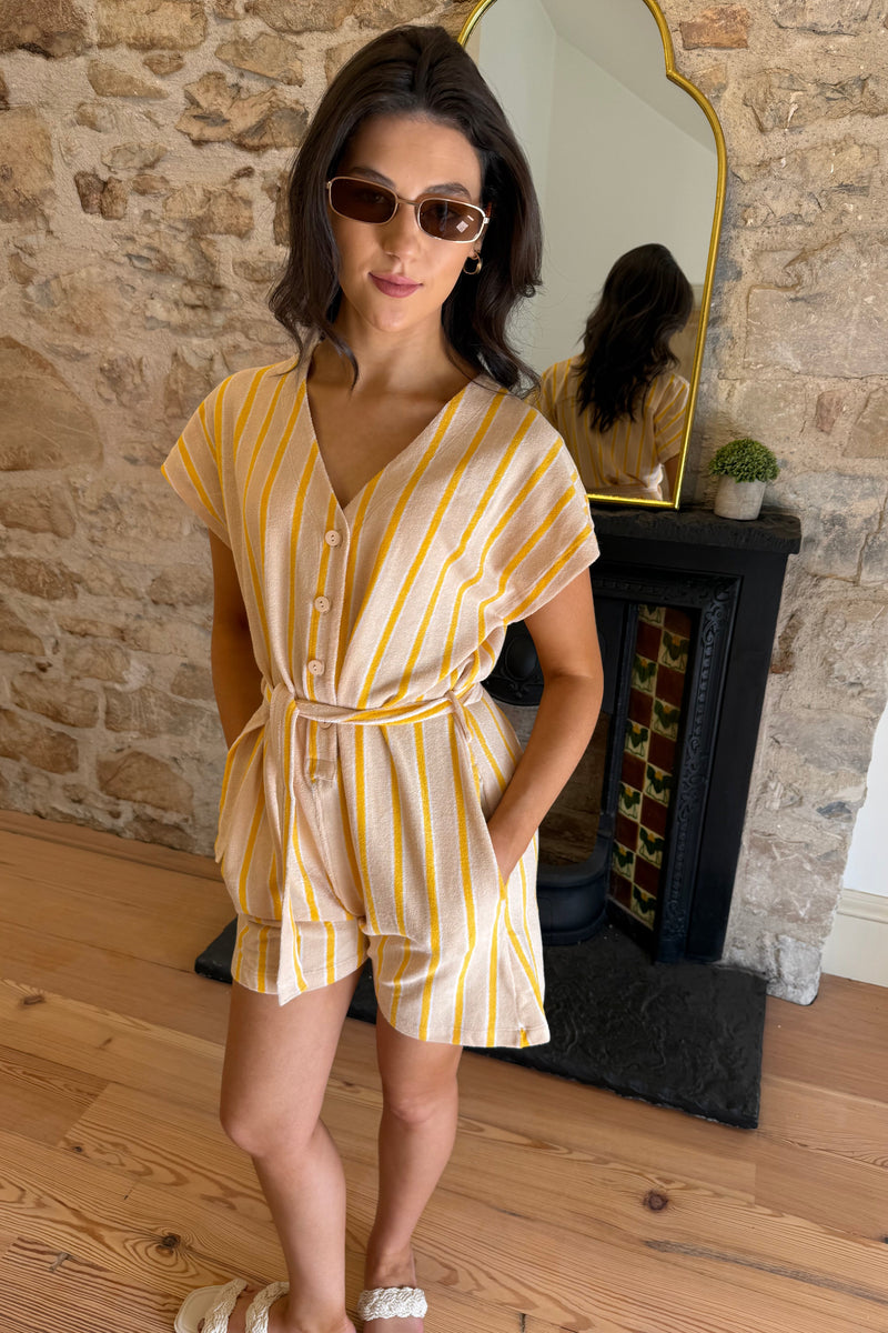 Striped Jumpsuit