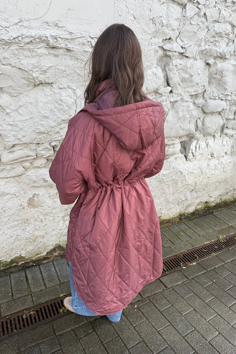 Neva Jacket in Burgundy
