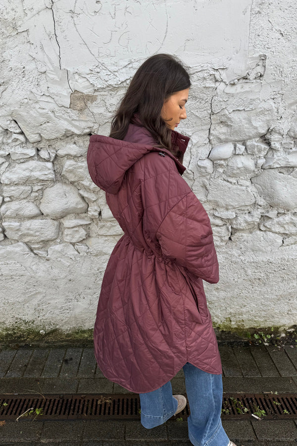 Neva Jacket in Burgundy