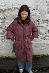 Neva Jacket in Burgundy