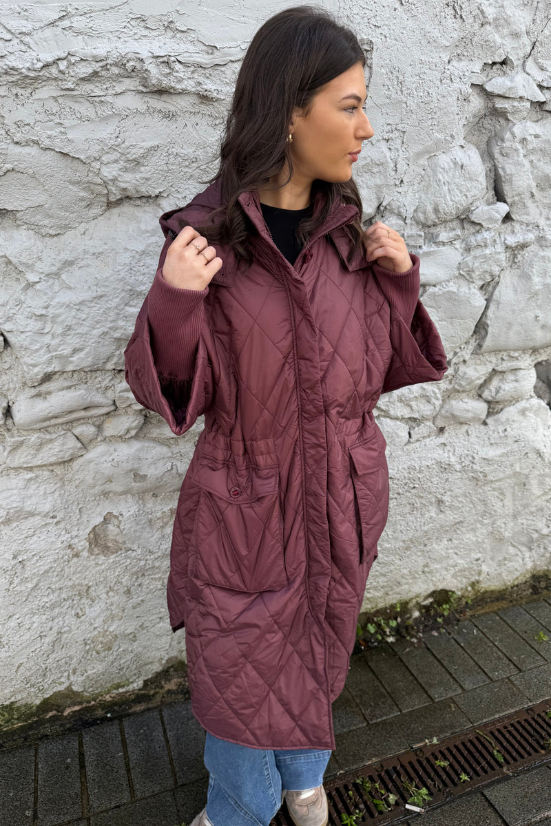 Neva Jacket in Burgundy