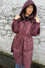 Neva Jacket in Burgundy