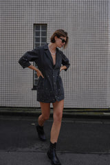 Bette Studded Dress in Raven