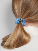 Colorful Donuts Scrunchie Bracelet in Blue