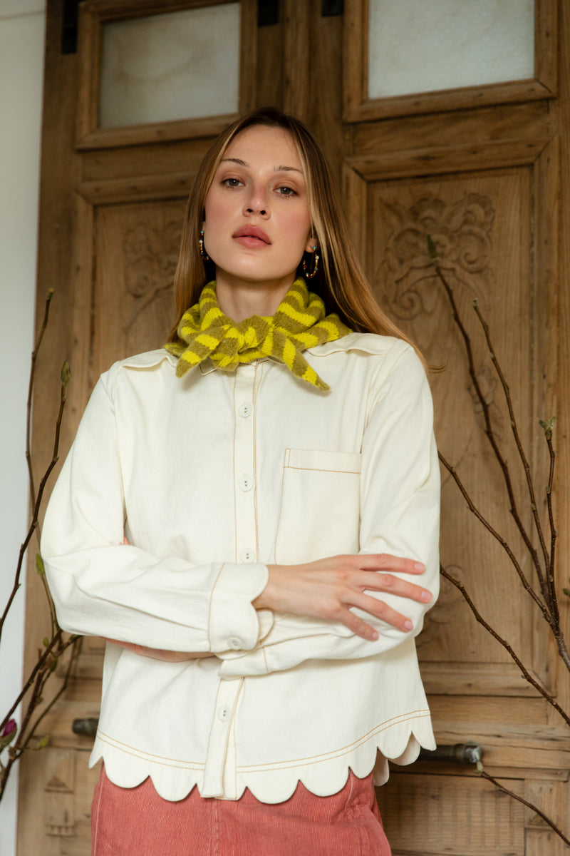 Issie Shirt in Ecru