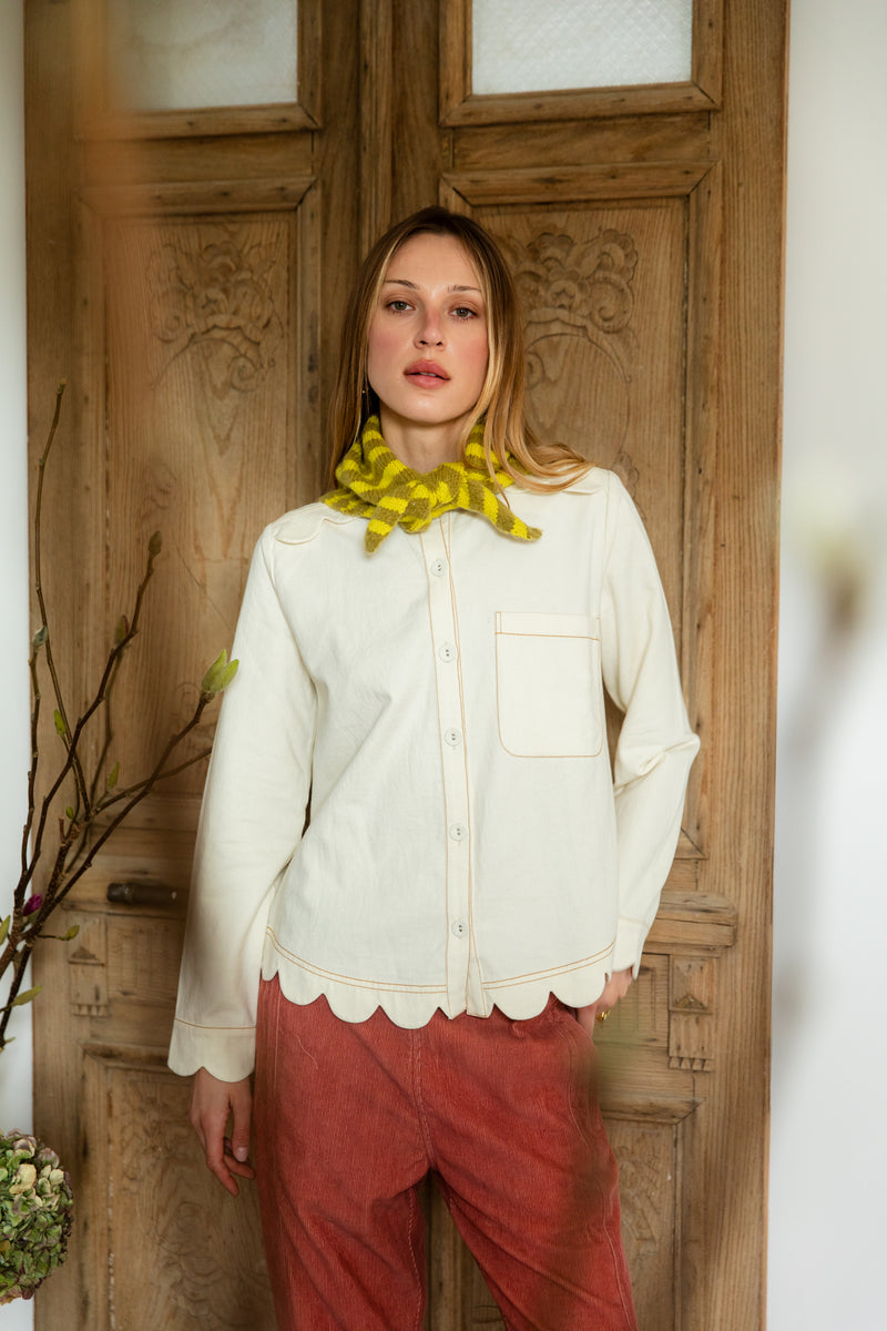 Issie Shirt in Ecru
