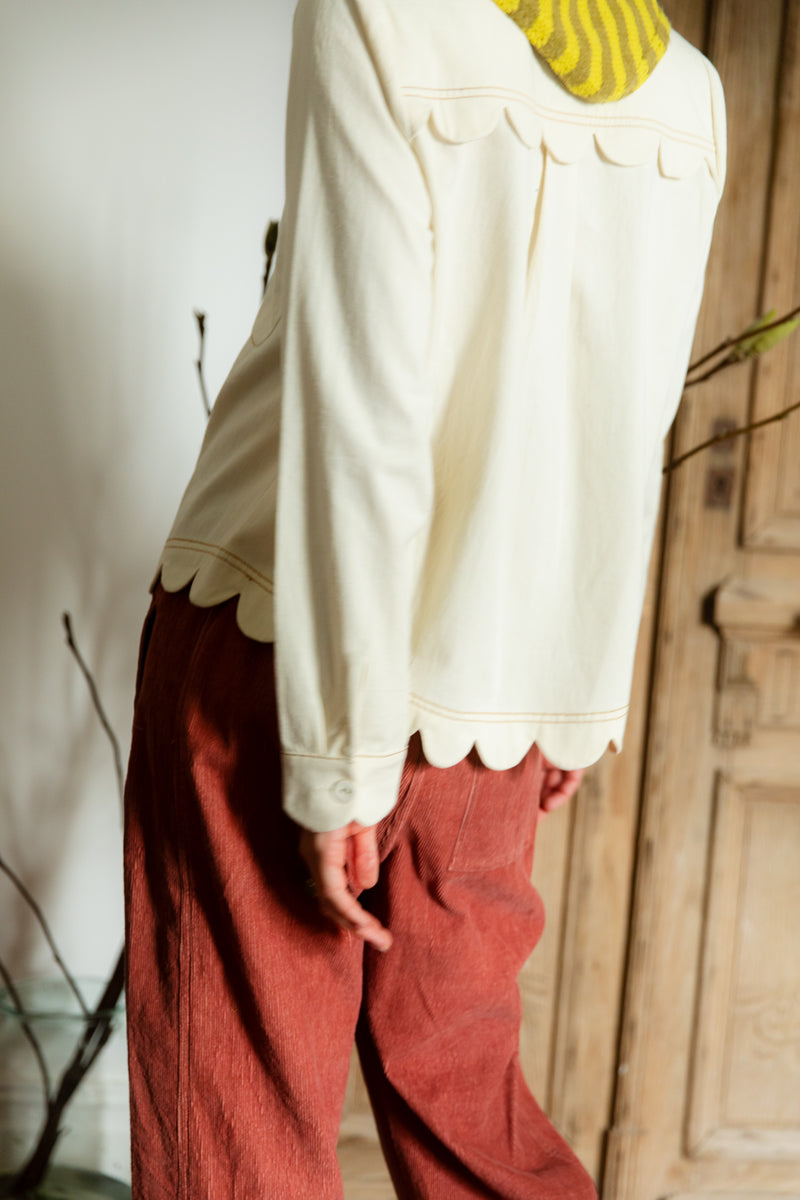 Issie Shirt in Ecru