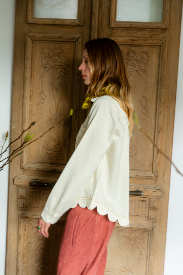 Issie Shirt in Ecru