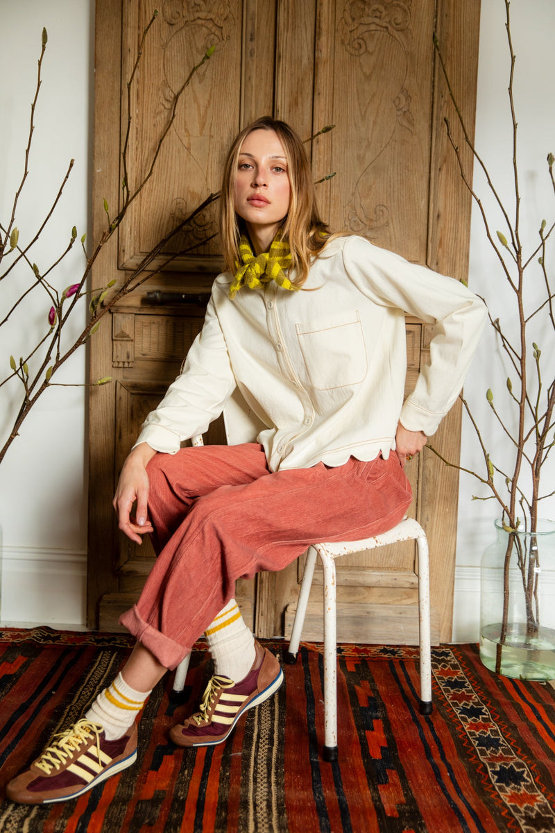 Issie Shirt in Ecru