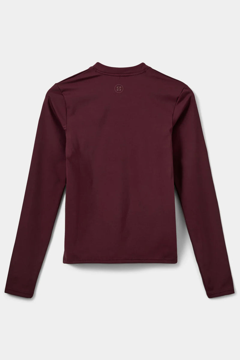 Jaya Zip Up Sports Jacket in Burgundy