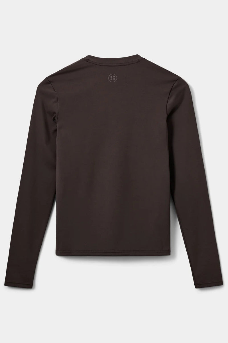 Jaya Zip Up Sports Jacket in Dark Brown