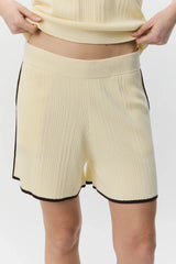 Jolie Knit Shorts in Off White
