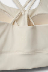 Josie Sports Bra in Off White