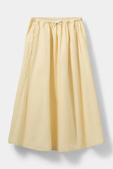 Midi Skirt in Light Yellow