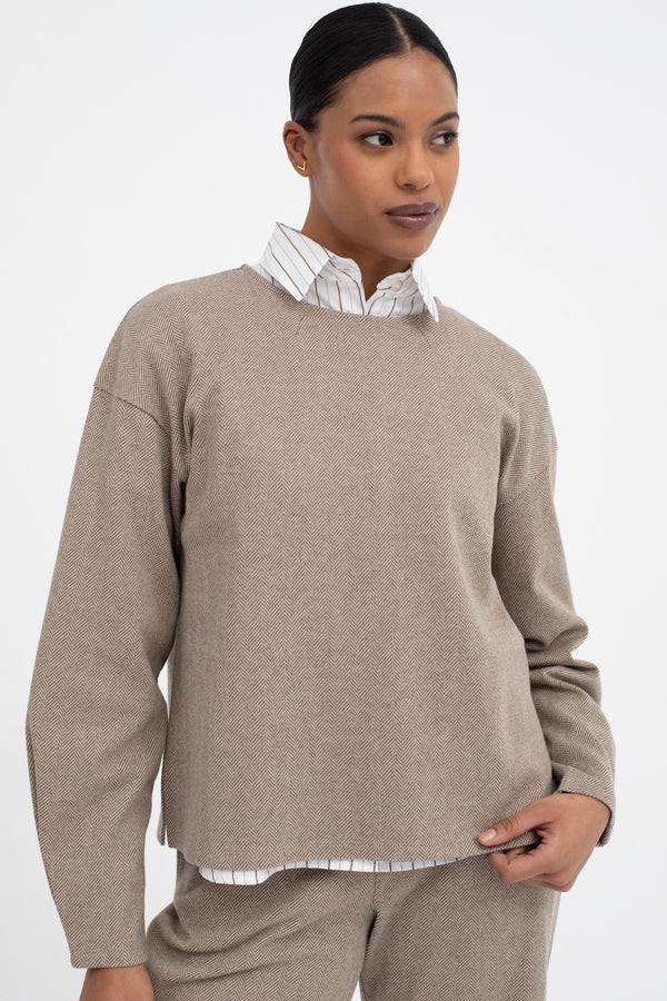Katong Sweatshirt in Brown