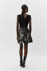 Katy Metallic Skirt