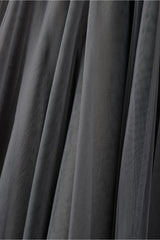 Kayla Tulle Skirt in Stone Grey