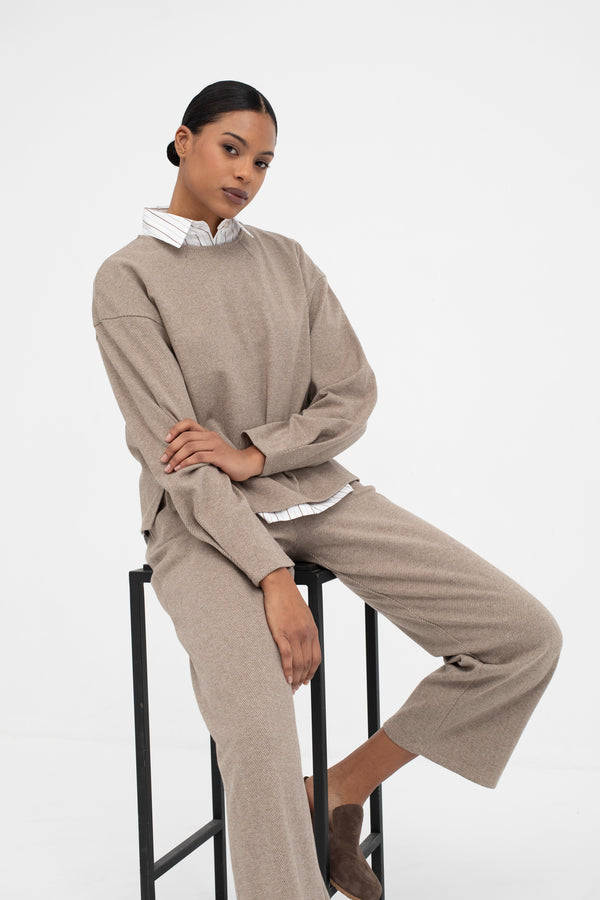 Koreg Trouser in Brown