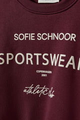 Luisa Sweatshirt in Burgundy