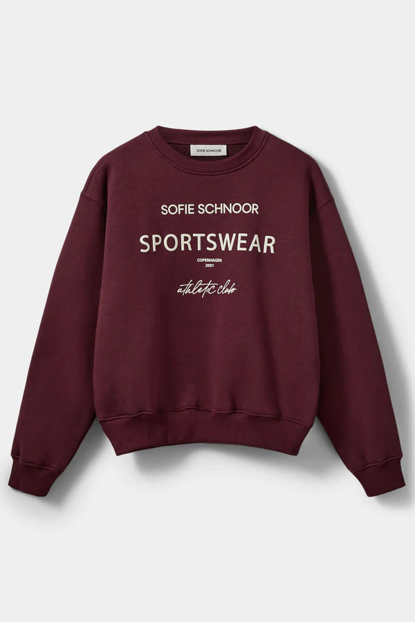Luisa Sweatshirt in Burgundy