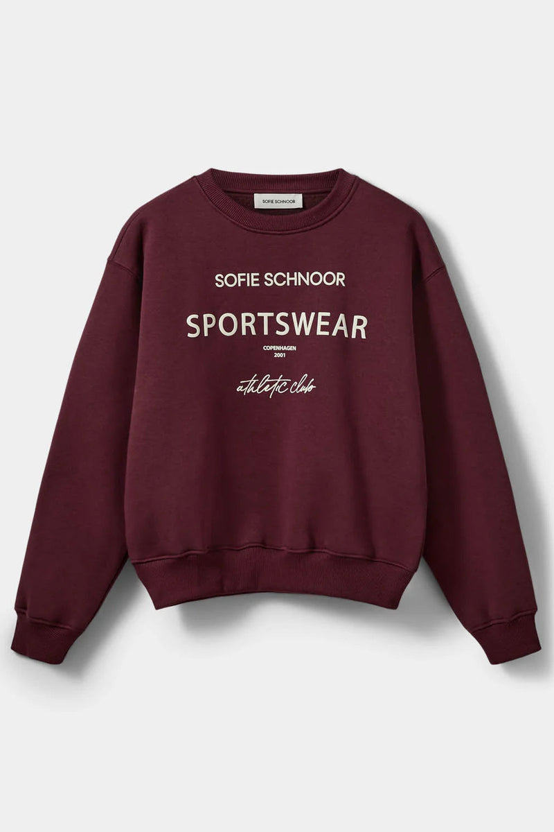 Luisa Sweatshirt in Burgundy