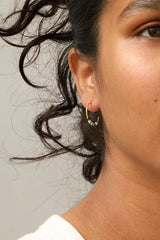 Large Lola Hoops in Earthtone