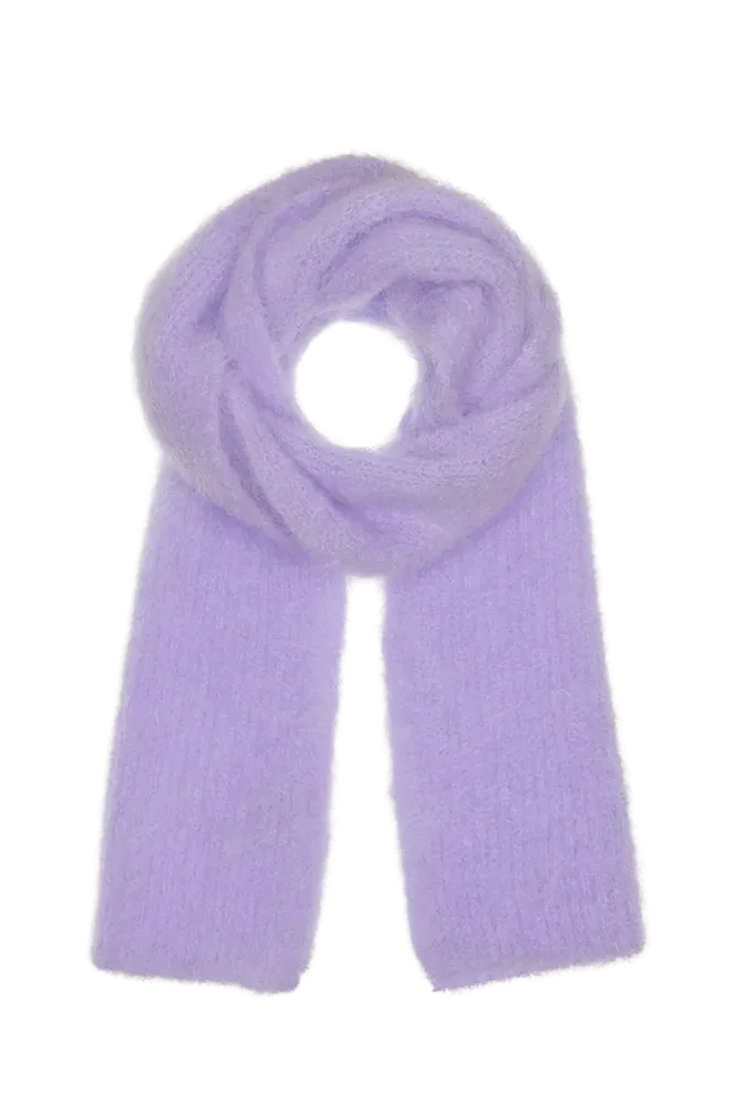 Mohair Scarf in Lilac