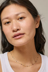 Lola Beaded Necklace in Marine