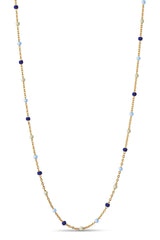 Lola Beaded Necklace in Marine