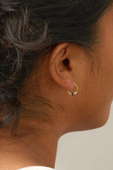 Small Lola Hoops in Earthtone