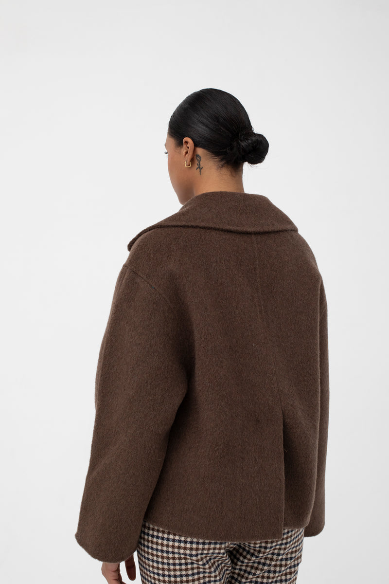 Marais Coat in Chocolate
