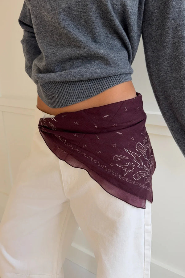 Marily Scarf in Burgundy