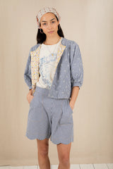 Mary Shorts in Navy Gingham