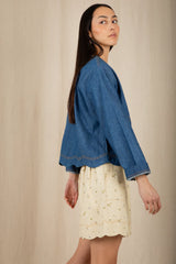 Mary Shorts in Yellow Floral